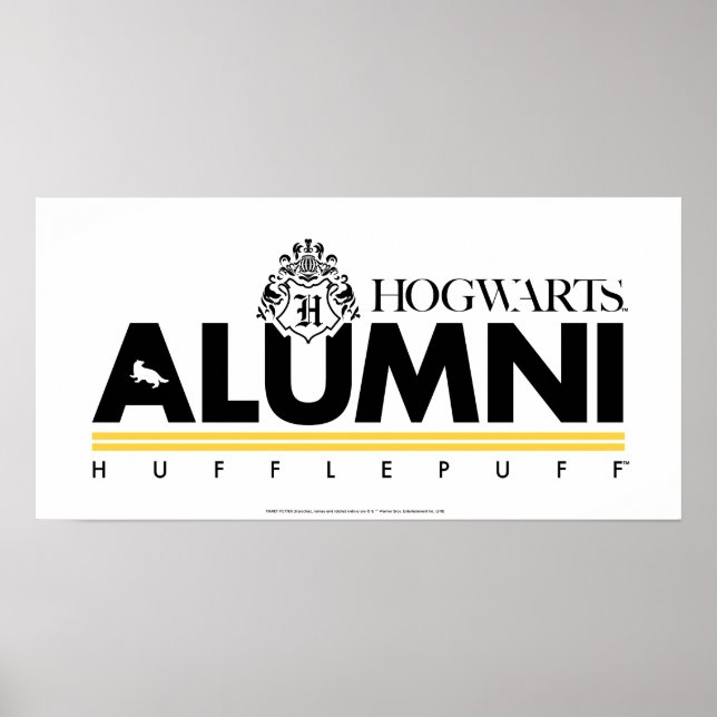 Póster Harry Potter | HOGWARTS™ Alumni HUFFLEPUFF™ (Frente)