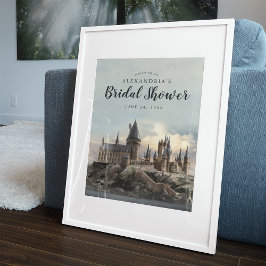 Póster Harry Potter | Hogwarts Castle Bridal Shower