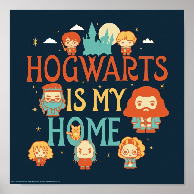 PÓSTER HARRY POTTER™ | HOGWARTS™ ES MI HOGAR (Frente)