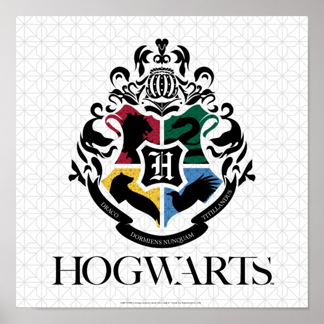 Póster Harry Potter | HOGWARTS™ Escudo de la Escuela Prid (Frente)