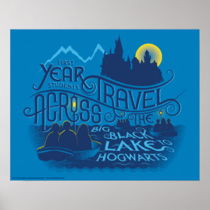 Póster Harry Potter   Lago Negro A Hogwares