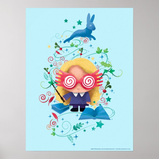 Póster Harry Potter | Luna Lovegood Gráfico (Frente)
