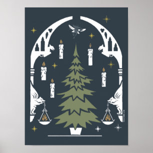 Póster HARRY POTTER™ Magical Christmas Tree
