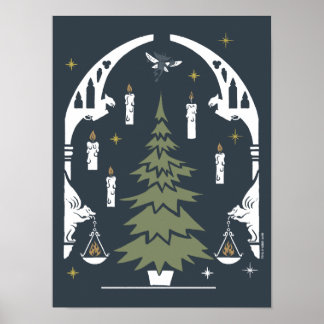 Póster HARRY POTTER™ Magical Christmas Tree