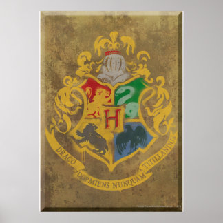 Póster Harry Potter | Óscar Hogwarts Rústicos