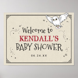 Póster Harry Potter | Poster de Hedwig Baby Shower