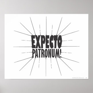 Póster Harry Potter Spell | EXPECTO PATRONUM™!