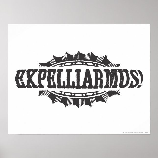 Póster Harry Potter Spell | Expelliarmus. (Frente)