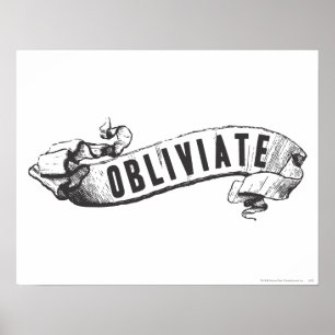Póster Harry Potter Spell   Obliviar