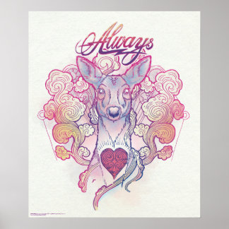 Póster Harry Potter Spell | "Siempre" Doe Patronus