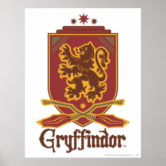 Póster Harry Potter | Tarjeta Gryffindor QUIDDITCH™