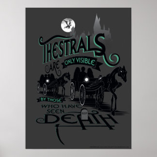 Póster Harry Potter | Tipografía Gráfica de Thestrals