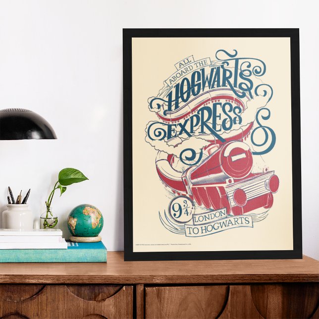 Póster Harry Potter | Tipografía rápida de Hogwarts (Subido por el creador)