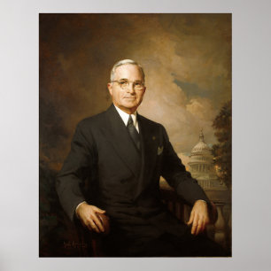 Póster HARRY S. TRUMAN de Greta Kempton