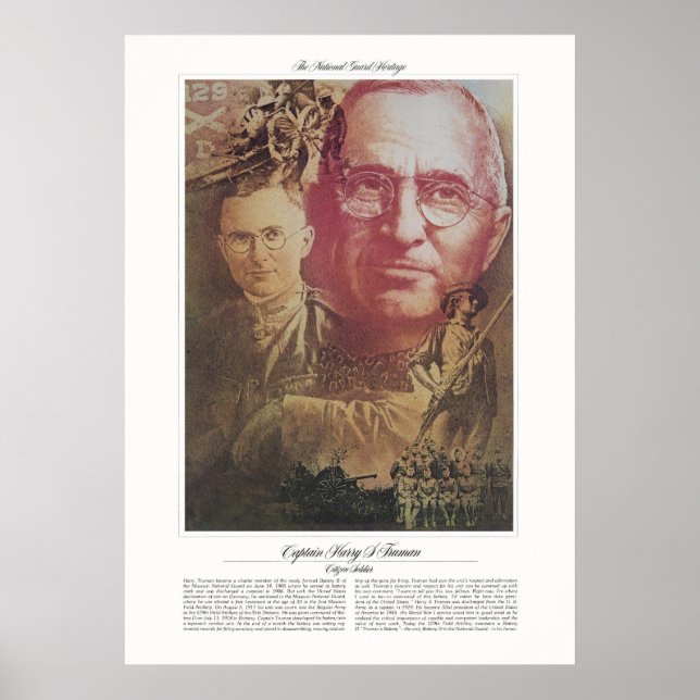 Póster Harry S. Truman, soldado ciudadano (Frente)