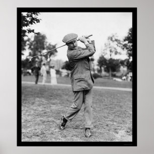 Póster Harry Vardon, seis campeones 1914 del golf del US