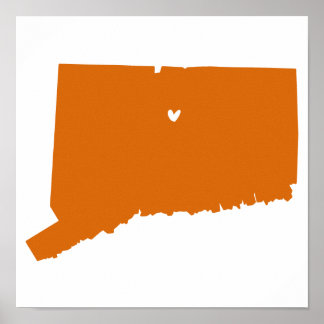 Póster Hartford, Connecticut Love