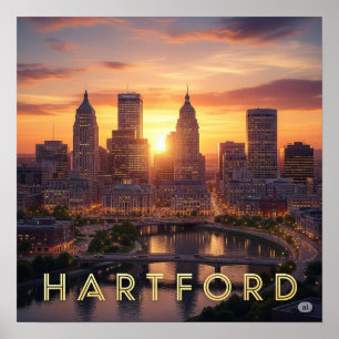 Póster Hartford Golden Hour