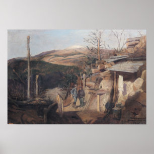 Póster Hartmanswillerkopf, View from Roche-Sermet, 1915