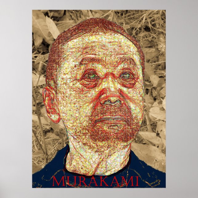 Póster Haruki Murakami (Frente)