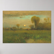 Harvest Moon - Poster Bella Artes de George Inness