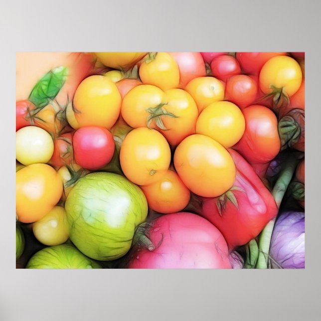Póster Harvest Time - Tomatoes! (Frente)
