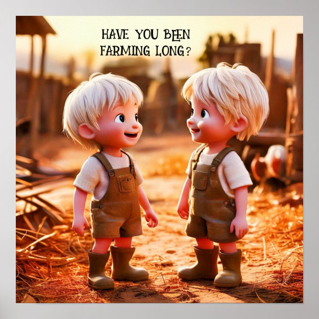 PÓSTER ¿HAS ESTADO AGRICULTANDO MUCHO TIEMPO? (Frente)