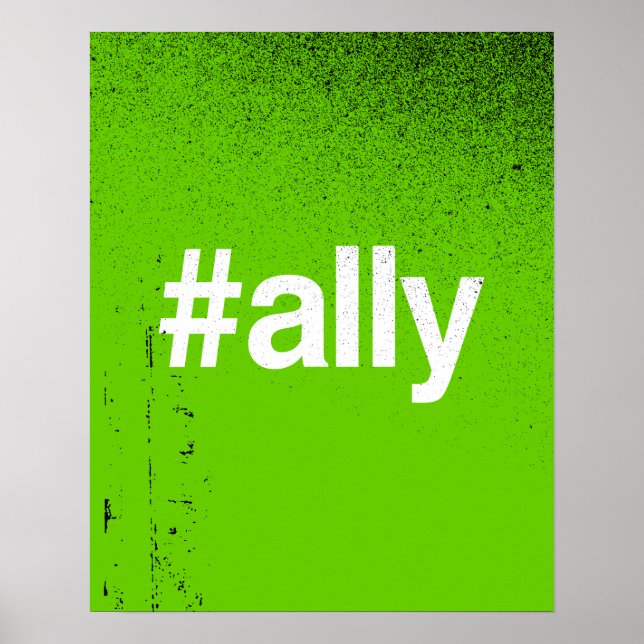PÓSTER HASHTAG ALLY (Frente)