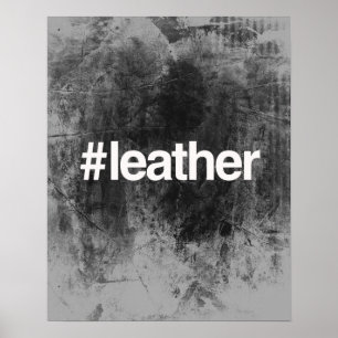 PÓSTER HASHTAG LEATHER