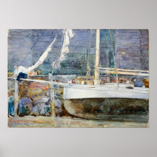 Póster Hassam - Astillero Gloucester