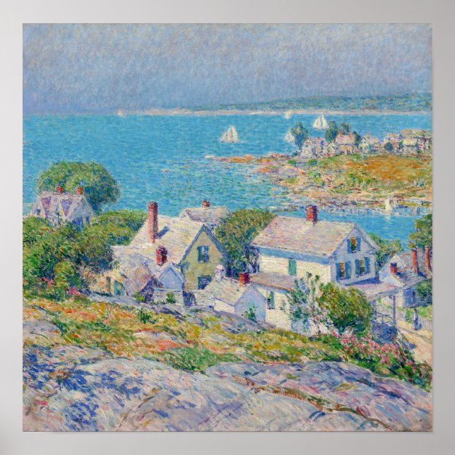 Póster Hassam - Cabos de Nueva Inglaterra 1930 (Frente)