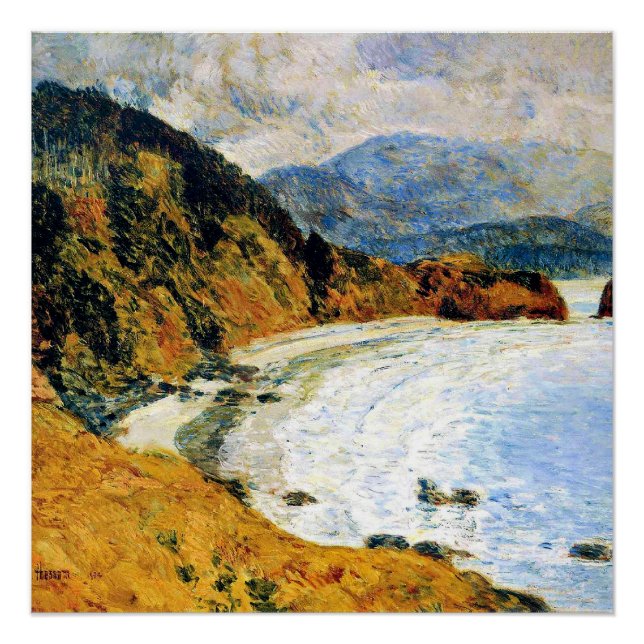 Póster Hassam - Ecola Beach, Oregon (Anverso)