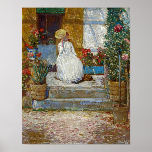 Póster Hassam - En El Sol 1888 (Frente)