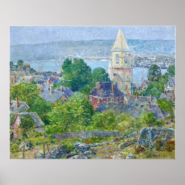 Póster Hassam - Gloucester 1919 (Frente)