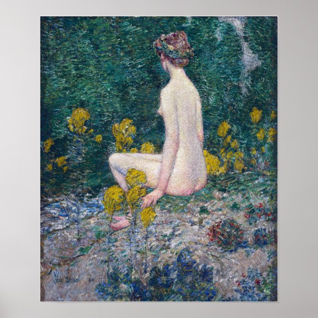 Póster Hassam - Goldenrod 1908 (Frente)