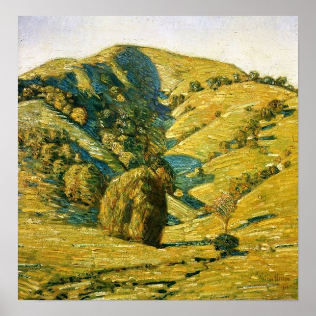 Póster Hassam - Hill Of The Sun, San Anselmo, California, (Frente)