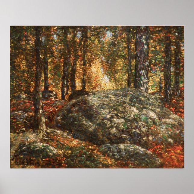 Póster Hassam - La caja de joyas Old Lyme 1906 (Frente)