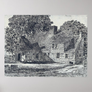 Póster Hassam - Old Dominy House Easthampton