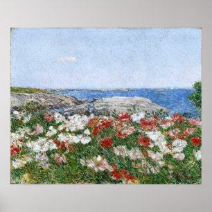 Póster Hassam - Poppies En Las Islas De Shoals 1890