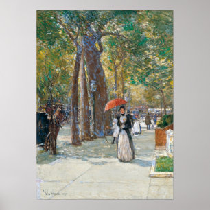 Póster Hassam - Quinta Avenida En Washington Sq Nueva Yor