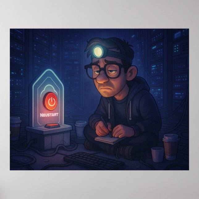 Póster Hast du schon neu gestartet? (Frente)