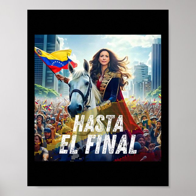 Póster Hasta el final María Corina Machado (Frente)