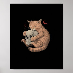 Póster Hasta la muerte nos hace el Fiesta Cat Skull Class