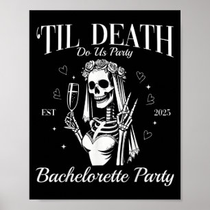 Póster Hasta la muerte nos hace la Bachelorette Retro Fie