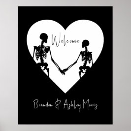 Póster Hasta La Muerte, Nos Rellena La Bienvenida Blanca 