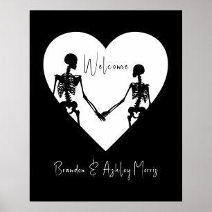 Póster Hasta La Muerte, Nos Rellena La Bienvenida Blanca 