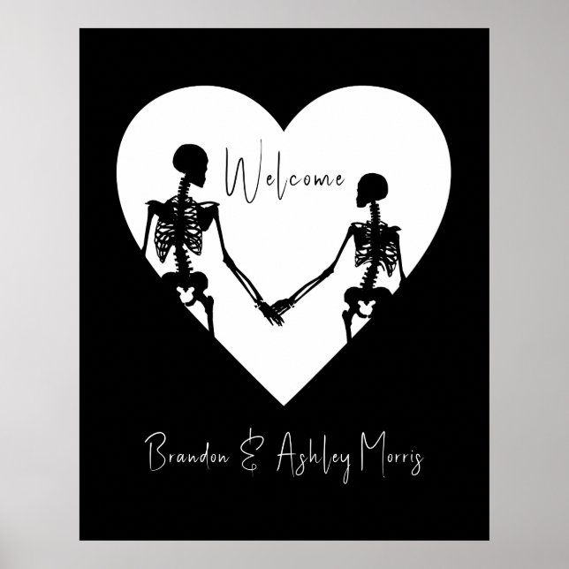 Póster Hasta La Muerte, Nos Rellena La Bienvenida Blanca  (Frente)