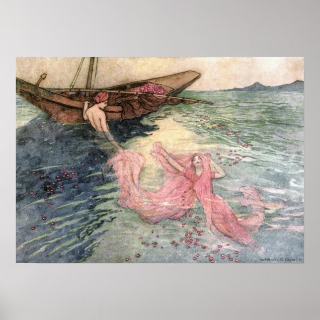 Póster Hasta la superficie de Warwick Goble (Frente)