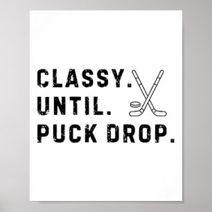 Póster Hasta que caiga el disco Temporada de hockey Día d