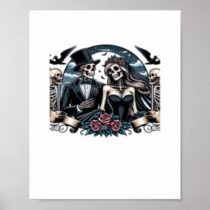 Póster Hasta que la muerte nos haga parte - amor gótico